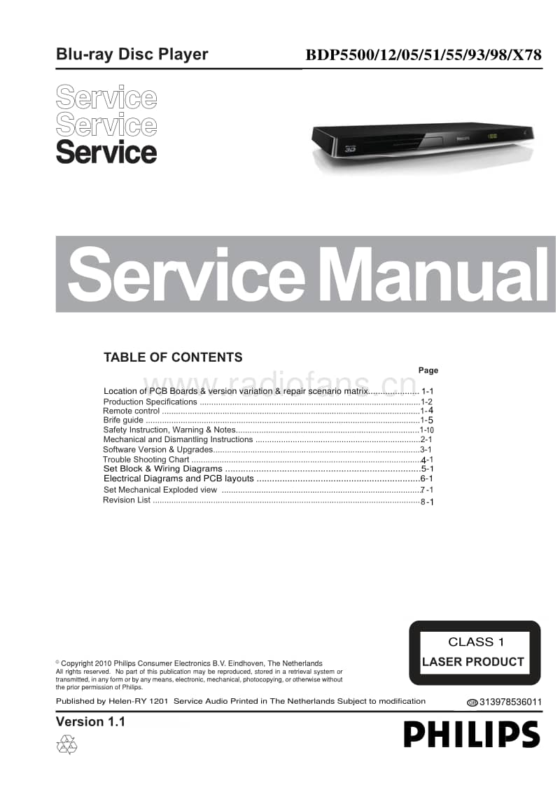 Philips-BDP-5500-Service-Manual电路原理图.pdf_第1页