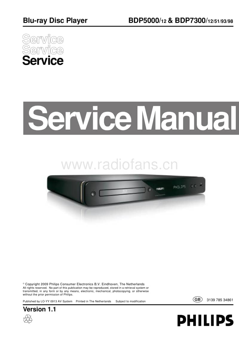 Philips-BDP-5000-Service-Manual电路原理图.pdf_第1页