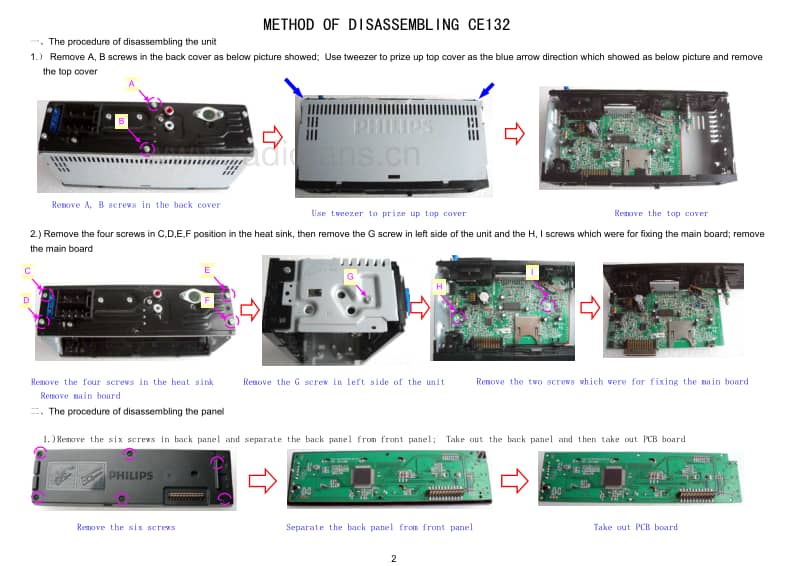 Philips-CE-132-Service-Manual电路原理图.pdf_第2页