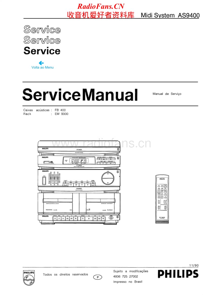 Philips-AS-9400-Service-Manual电路原理图.pdf_第1页