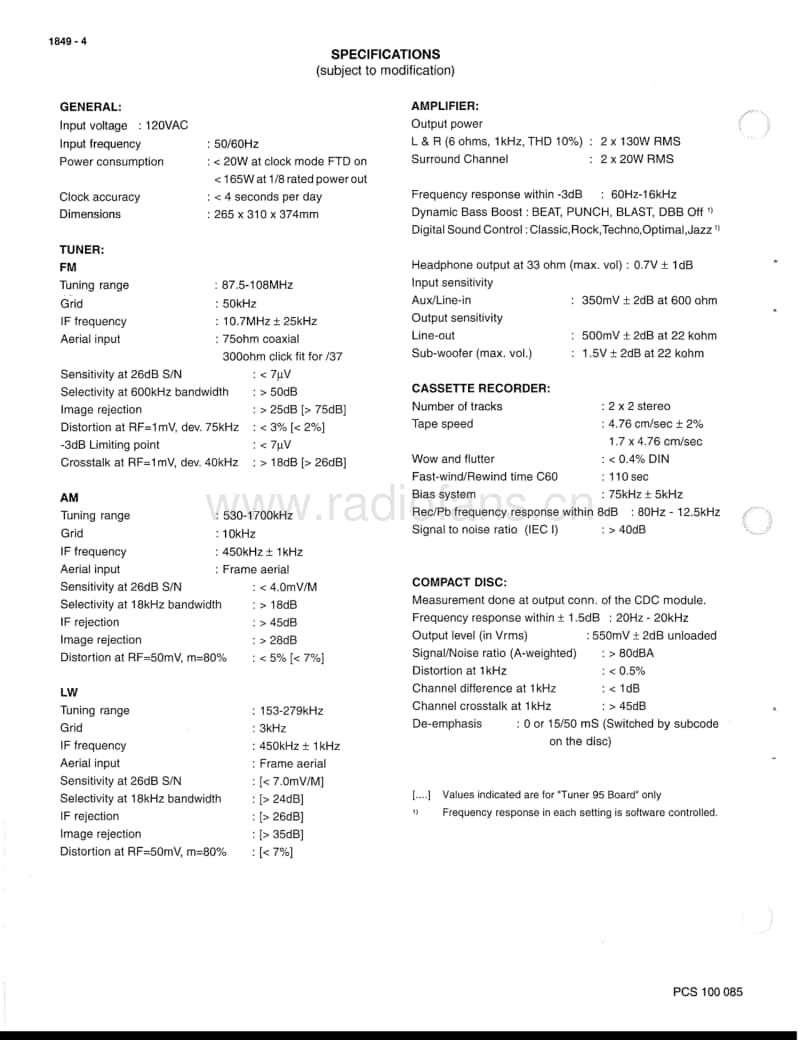 Philips-FW-560-C-3701-Service-Manual电路原理图.pdf_第3页