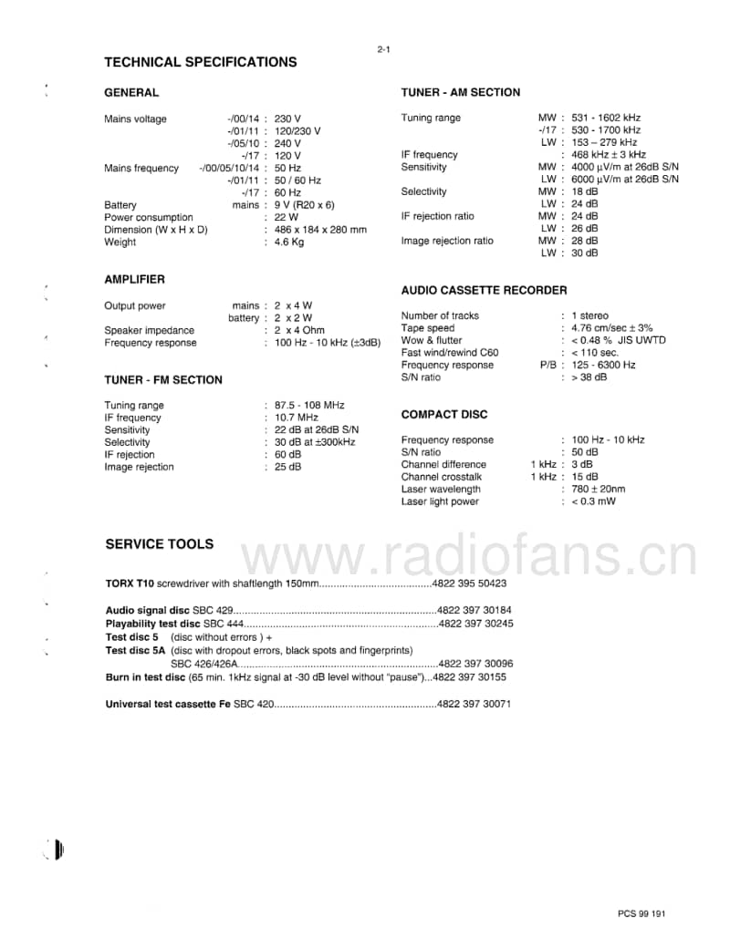 Philips-AZ-2010-Service-Manual电路原理图.pdf_第3页