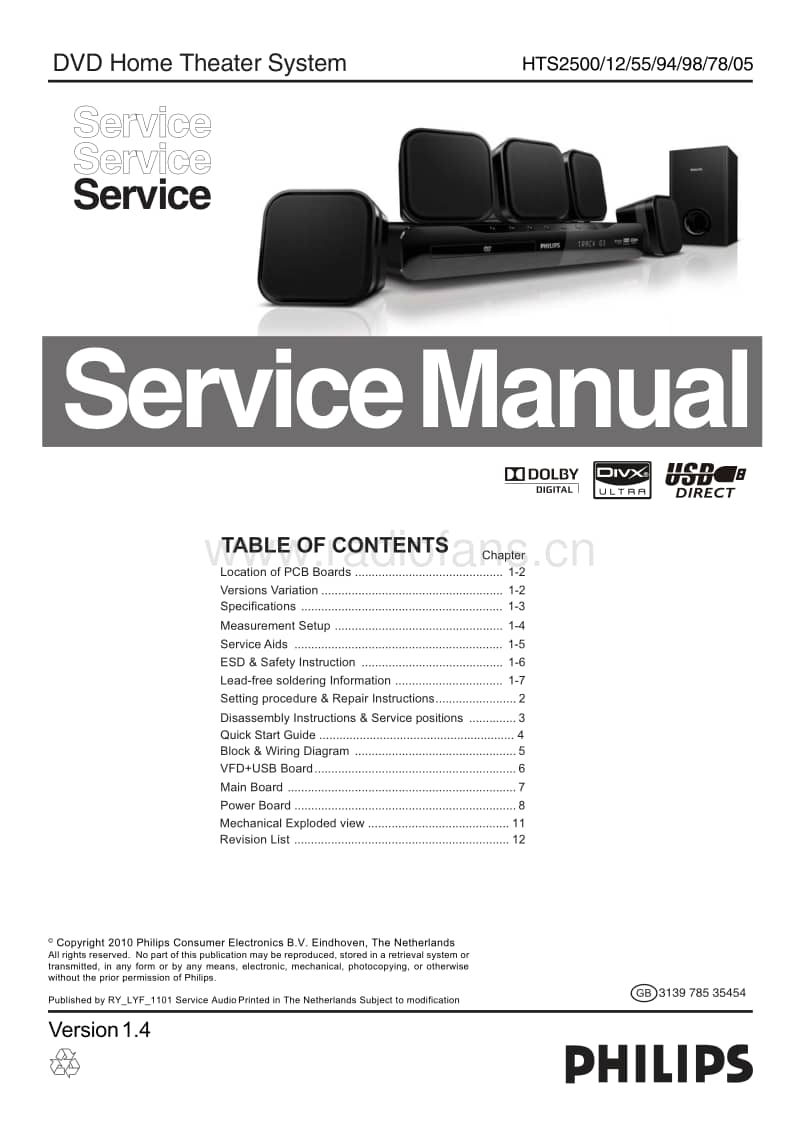 Philips-HTS-2500-Service-Manual电路原理图.pdf_第1页