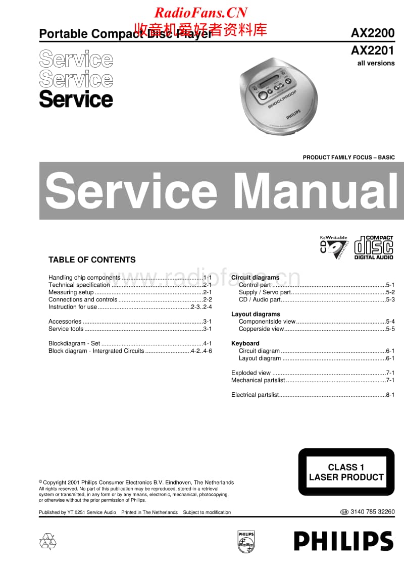 Philips-AX-2200-Service-Manual电路原理图.pdf_第1页