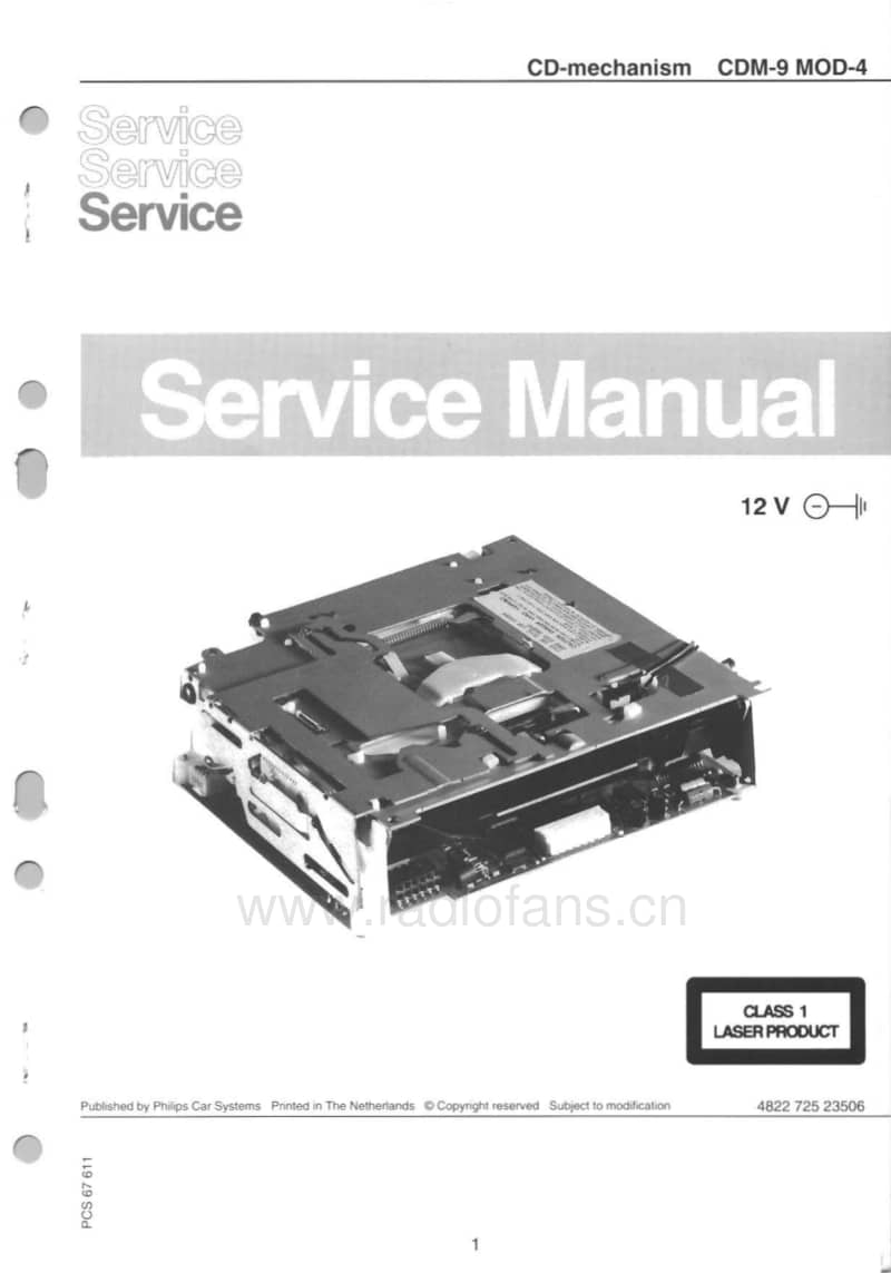 Philips-CDM-9-MOD-4-Service-Manual电路原理图.pdf_第1页