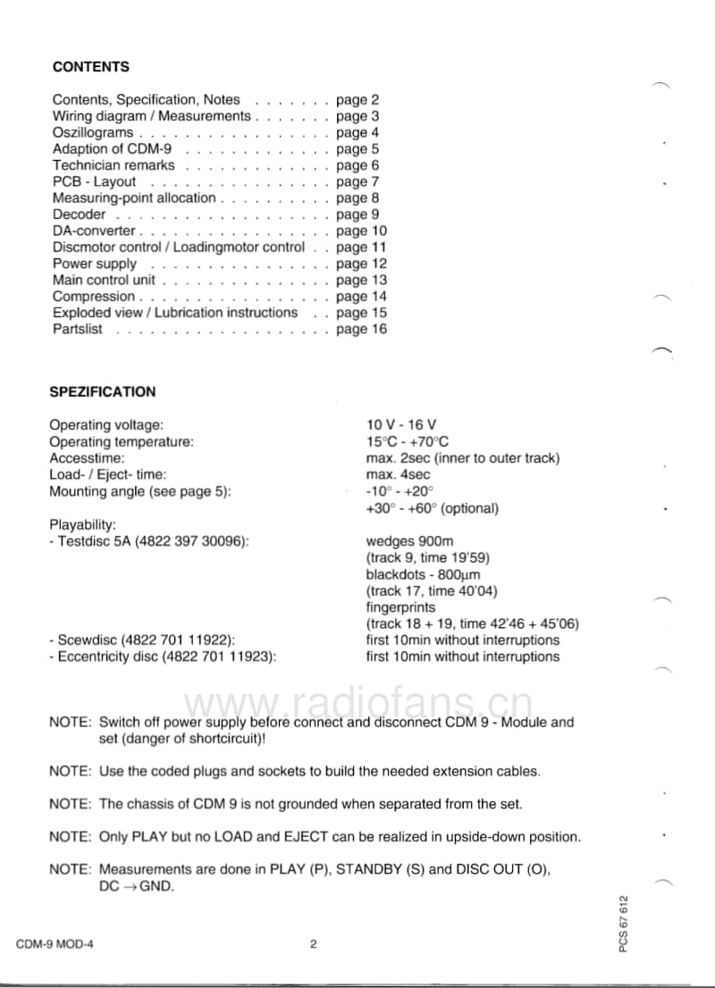 Philips-CDM-9-MOD-4-Service-Manual电路原理图.pdf_第2页