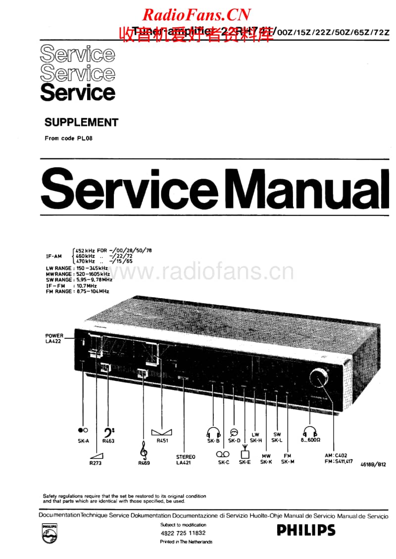 Philips-22-RH-741-Service-Manual电路原理图.pdf_第1页