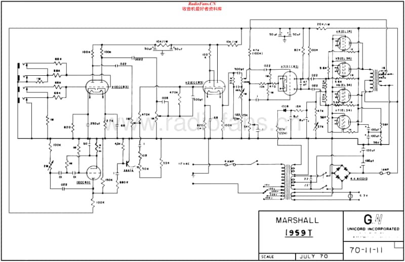 Marshall-1959T-Schematic电路原理图.pdf_第1页