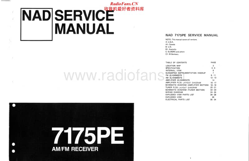 Nad-7175-PE-Service-Manual电路原理图.pdf_第1页