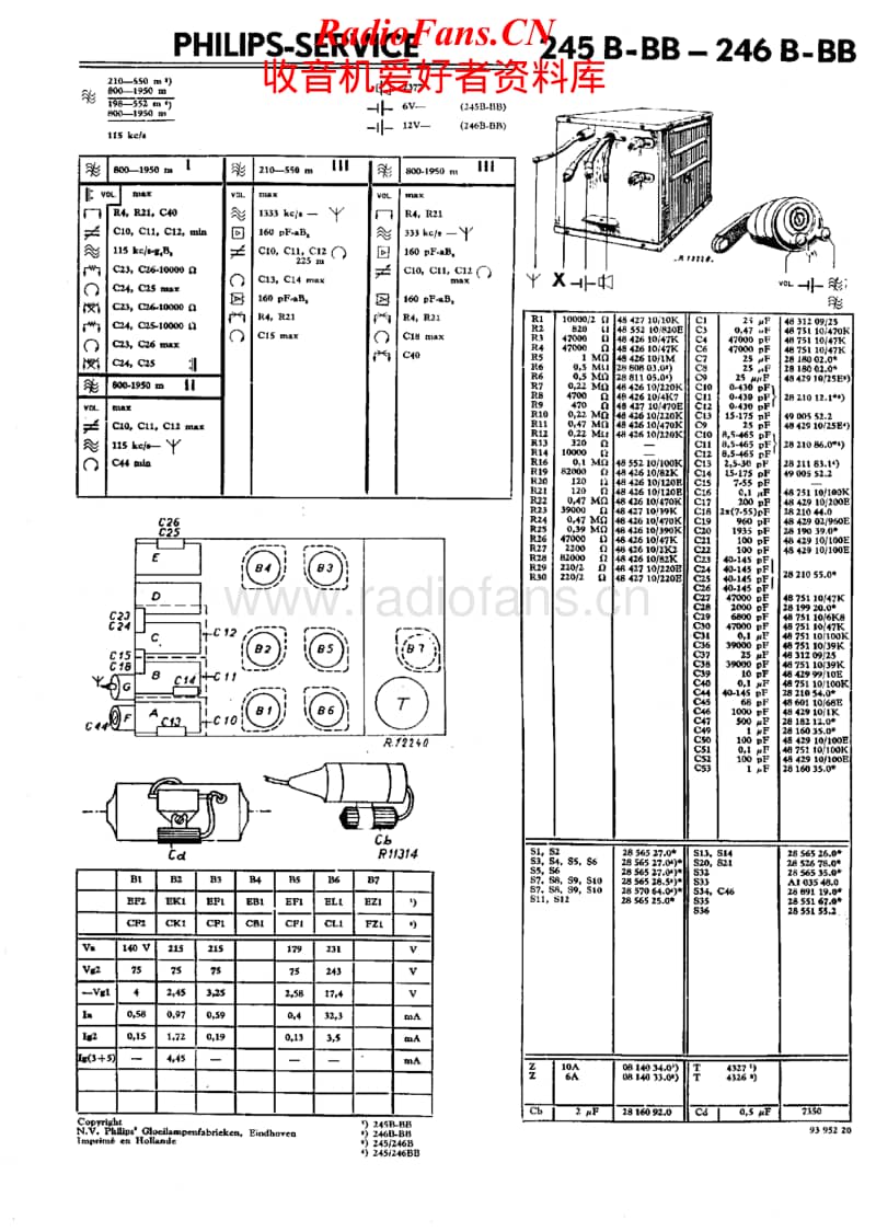 Philips-246-B-Schematic电路原理图.pdf_第1页