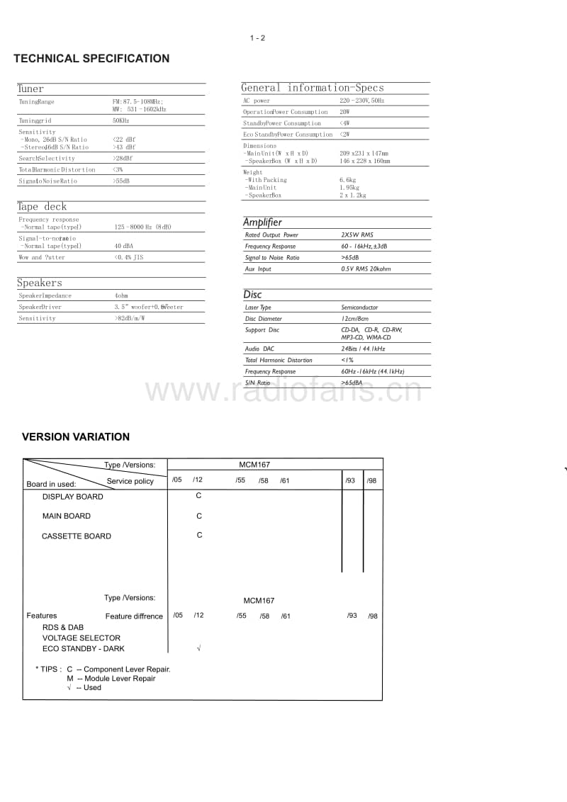 Philips-MCM-167-Service-Manual电路原理图.pdf_第2页