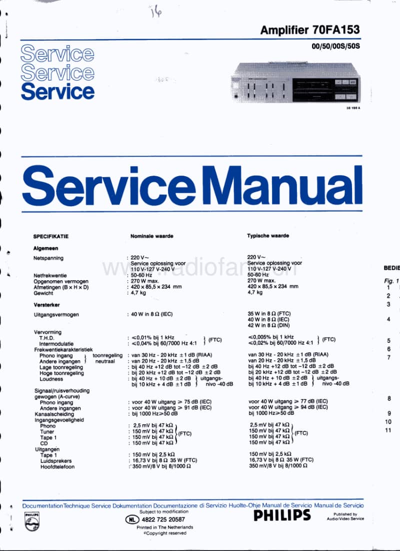 Philips-FA-153-Service-Manual电路原理图.pdf_第1页