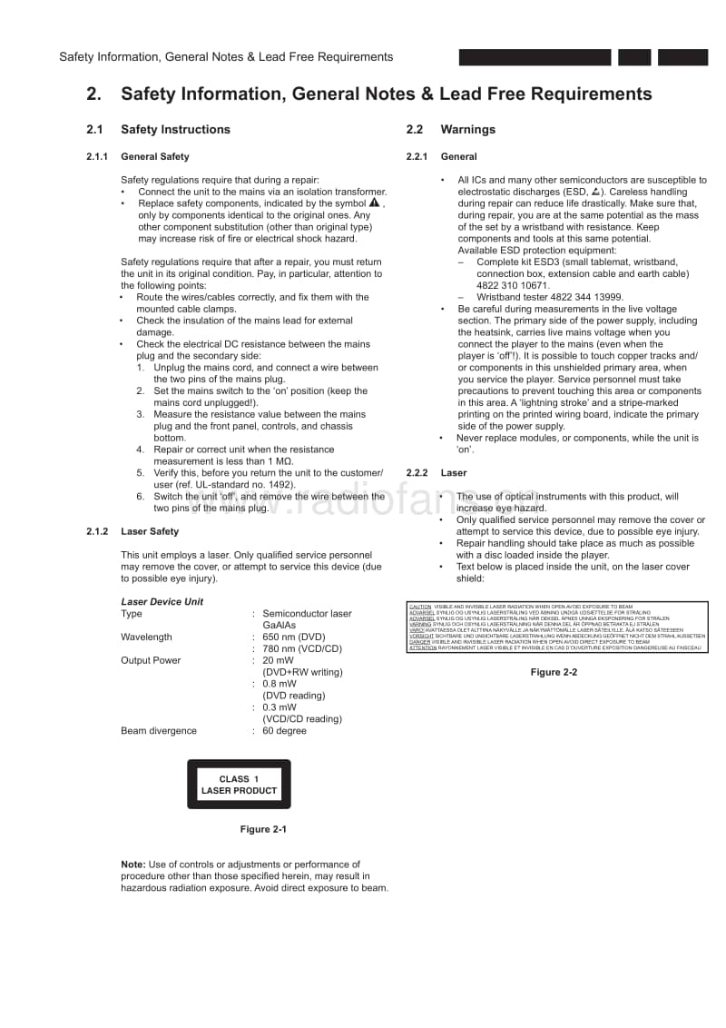 Philips-DVDR-7260-H-Service-Manual-2电路原理图.pdf_第1页