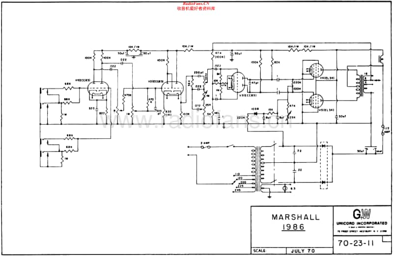 Marshall-1986-50W-Bass-Schematic电路原理图.pdf_第1页