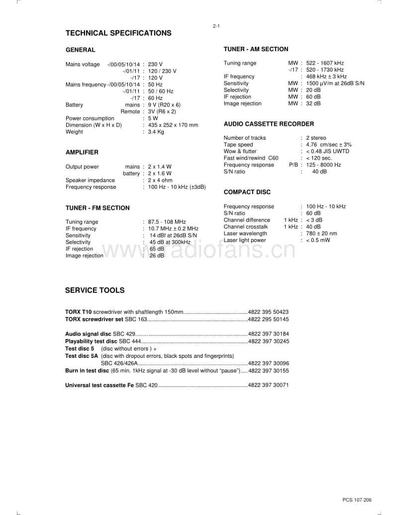Philips-AZ-1055-Service-Manual电路原理图.pdf_第3页