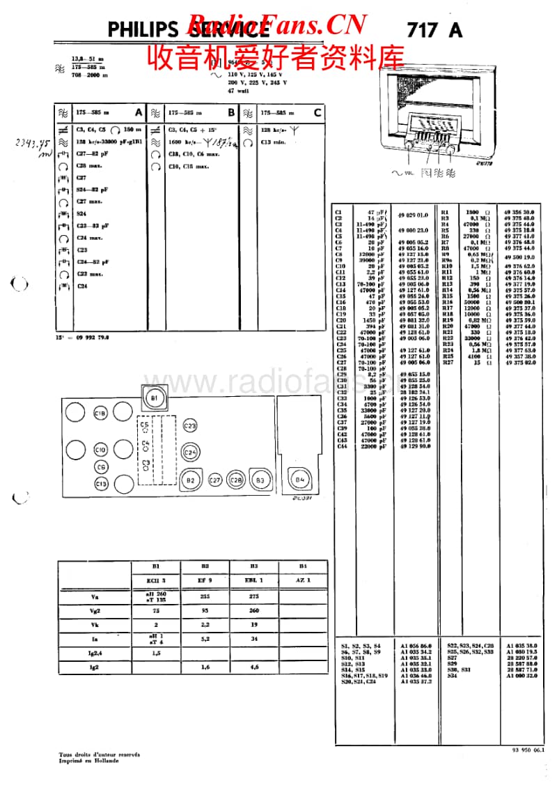 Philips-717-A-Service-Manual电路原理图.pdf_第1页