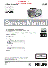 Philips-AZ-1226-Service-Manual电路原理图.pdf