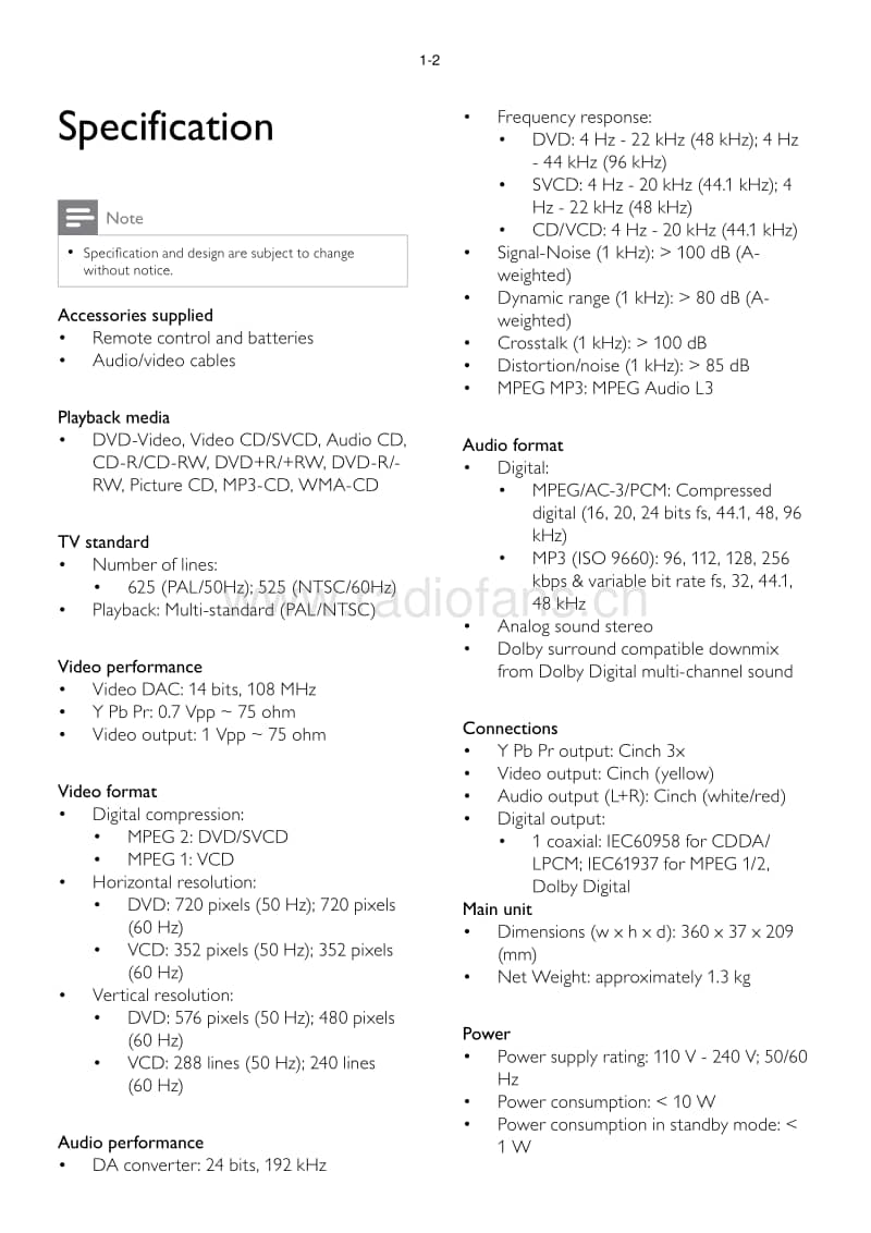 Philips-DVP-3316-Service-Manual电路原理图.pdf_第2页