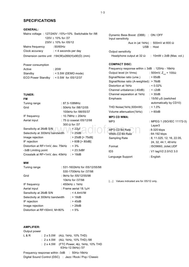 Philips-MCM-275-Service-Manual电路原理图.pdf_第3页