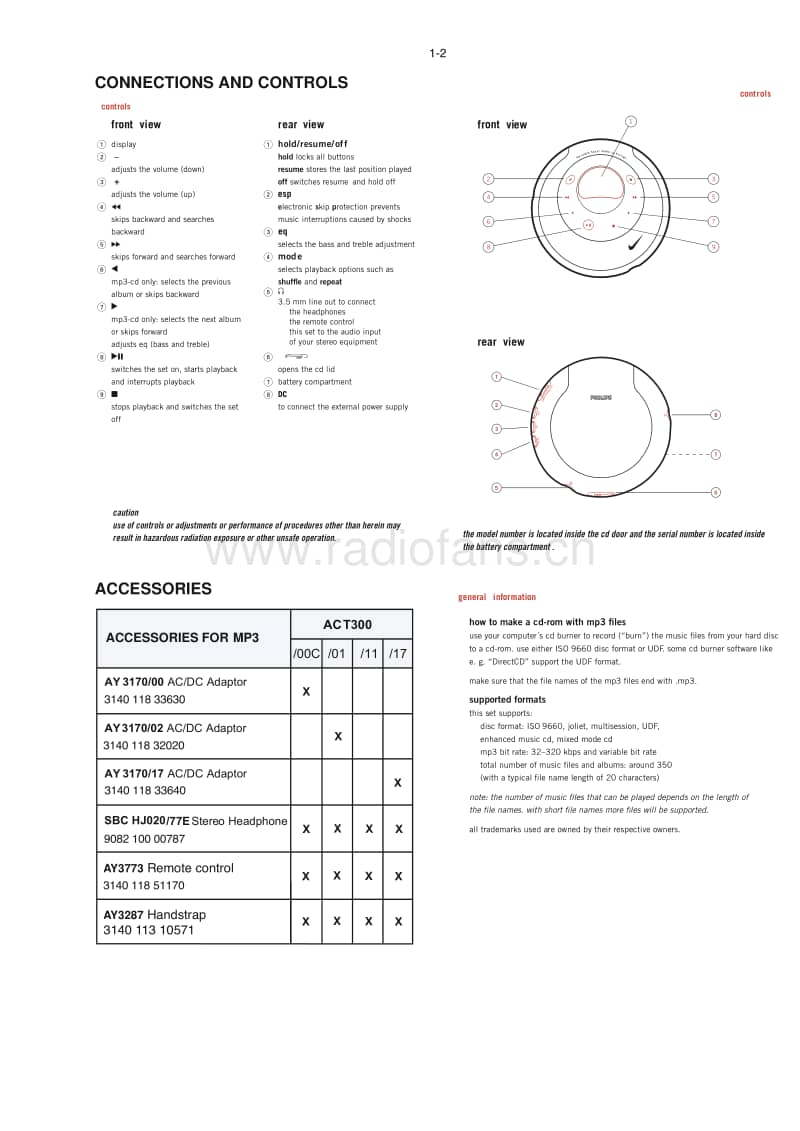 Philips-ACT-300-Service-Manual电路原理图.pdf_第3页