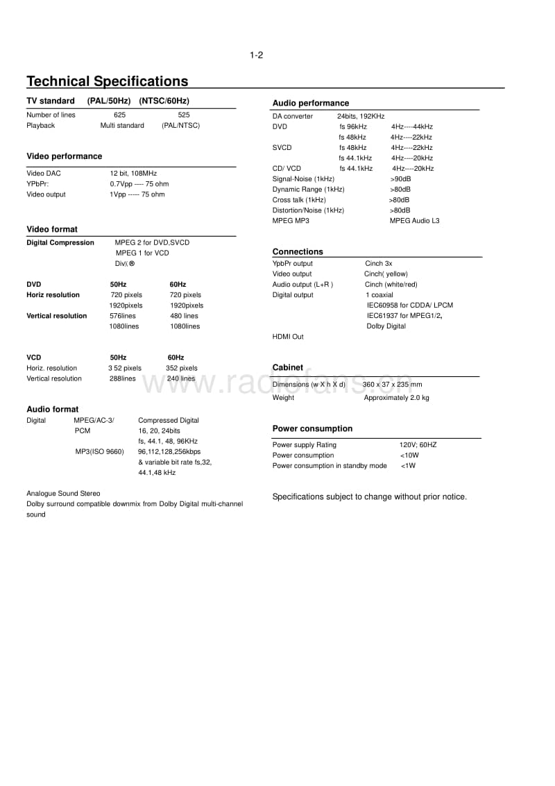 Philips-DVP-3960-Service-Manual电路原理图.pdf_第2页