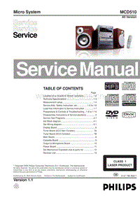 Philips-MCD-510-Service-Manual电路原理图.pdf