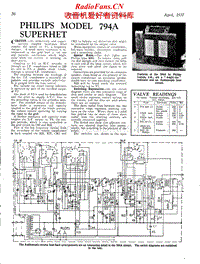 Philips-794-A-Service-Manual电路原理图.pdf
