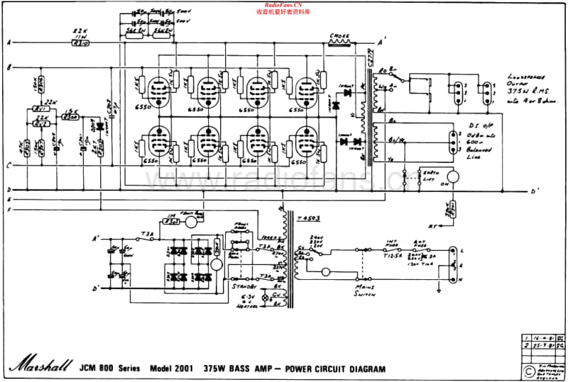 Marshall-2001-375W-Bass-Amp-Pwr-2-Schematic电路原理图.pdf_第1页