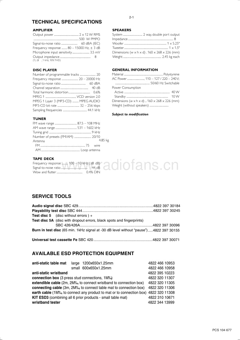 Philips-MC-55-Service-Manual电路原理图.pdf_第3页