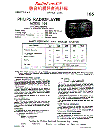 Philips-166-Service-Manual电路原理图.pdf