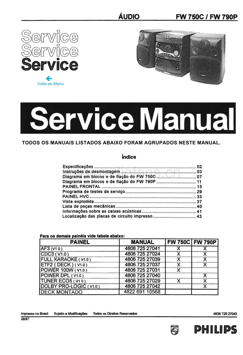 Philips-FW-750-C-Service-Manual(1)电路原理图.pdf_第1页