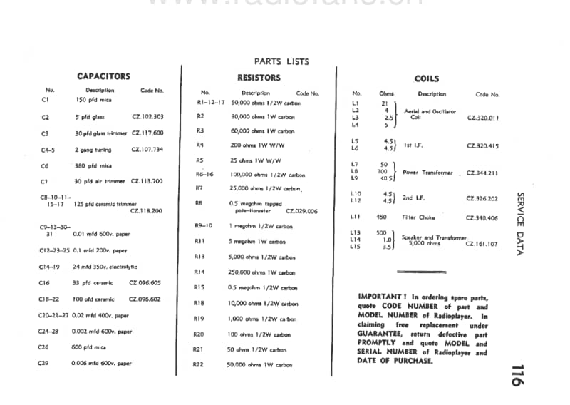 Philips-116-Service-Manual电路原理图.pdf_第3页