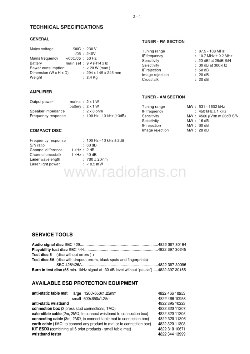 Philips-AZ-3014-Service-Manual电路原理图.pdf_第3页