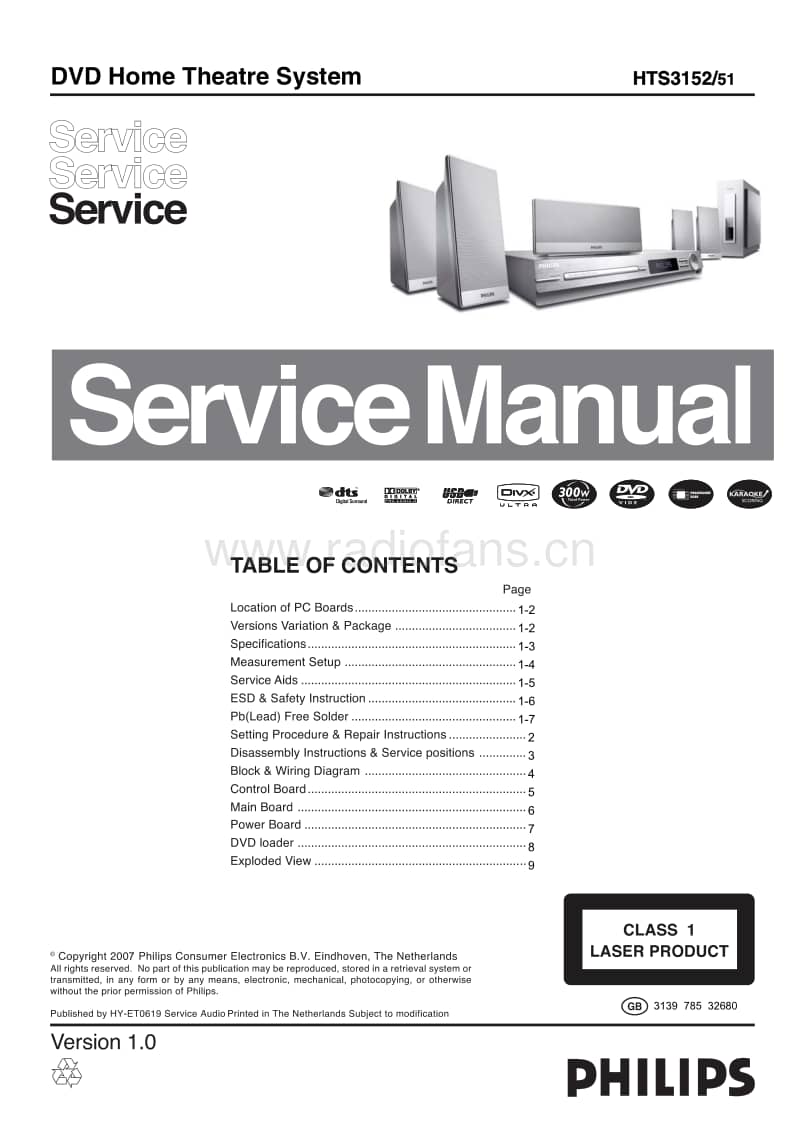 Philips-HTS-3152-Service-Manual电路原理图.pdf_第1页