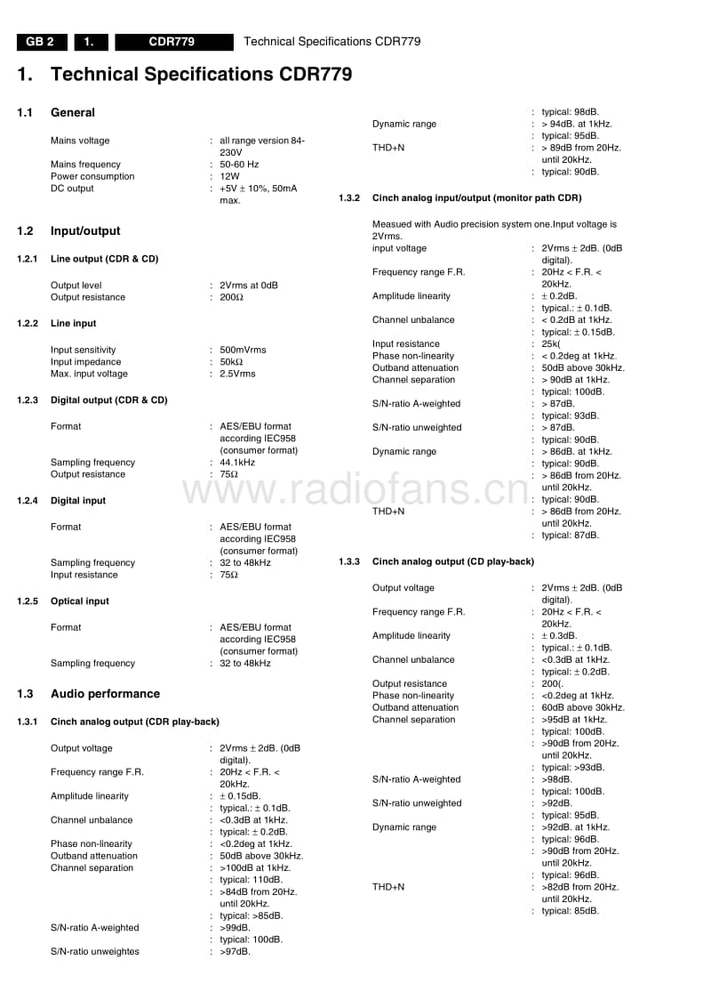 Philips-CDR-779-Service-Manual电路原理图.pdf_第2页