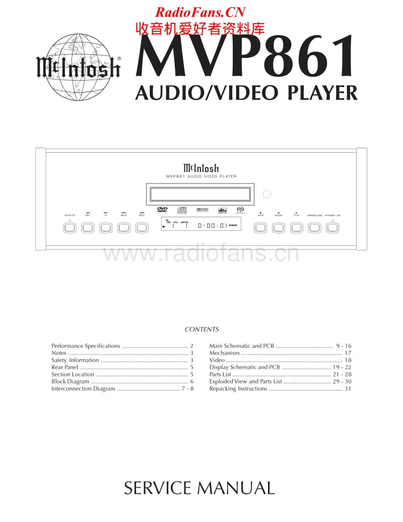 McIntosh-MVP-861-Service-Manual电路原理图.pdf_第1页