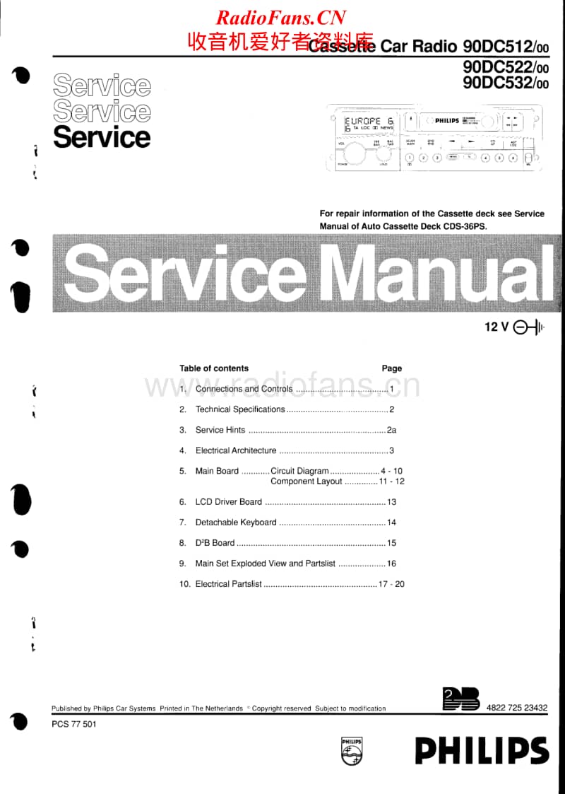 Philips-90-DC-522-Service-Manual电路原理图.pdf_第1页