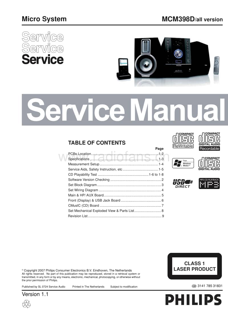 Philips-MCM-398-D-Service-Manual电路原理图.pdf_第1页