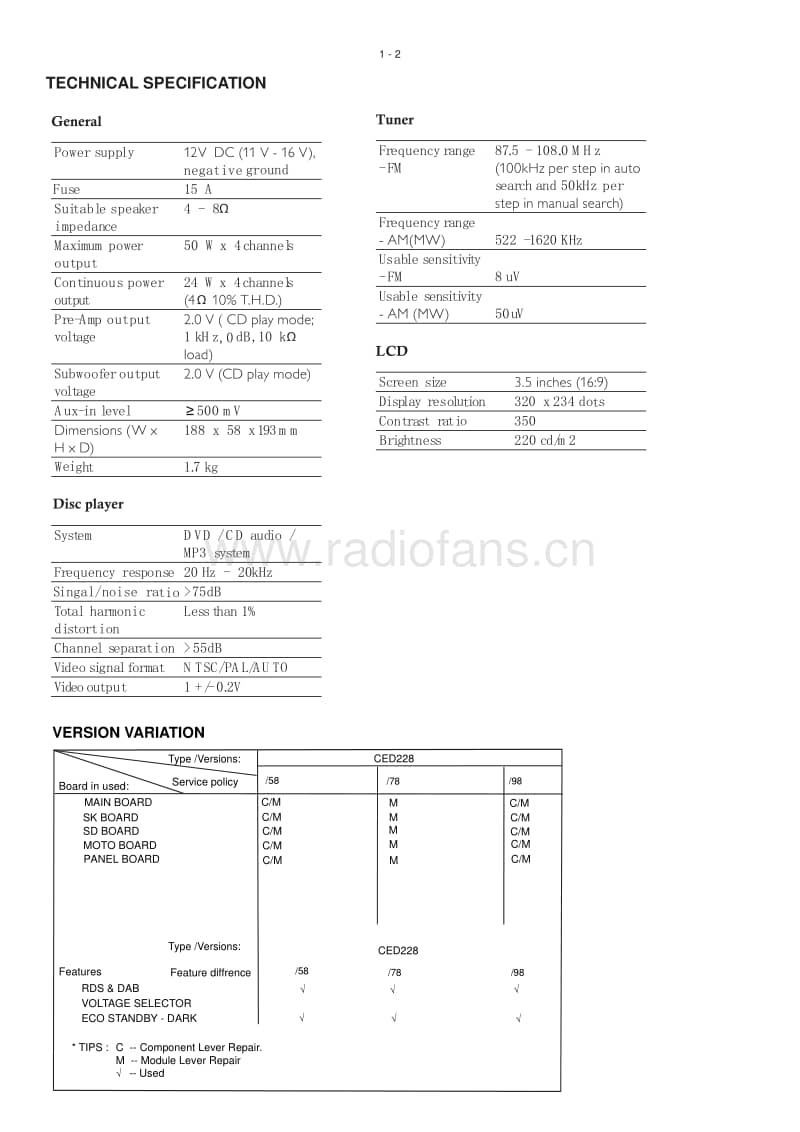 Philips-CED-228-CED-228-X-Service-Manual电路原理图.pdf_第2页