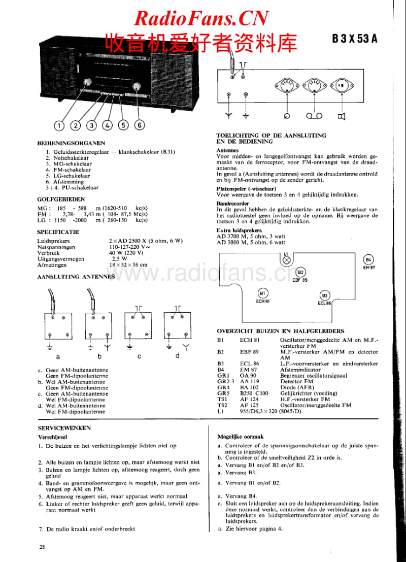 Philips-B-3-X-53-A-Service-Manual电路原理图.pdf_第1页