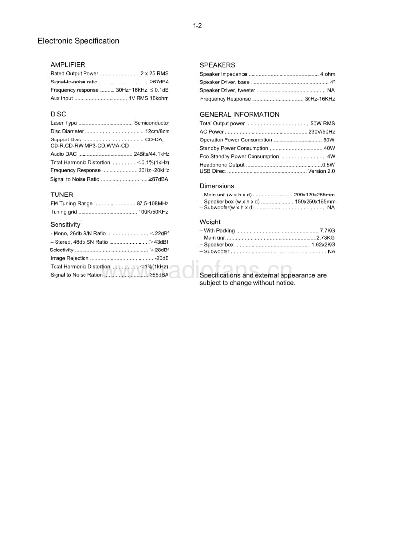 Philips-MCD-302-Service-Manual电路原理图.pdf_第3页