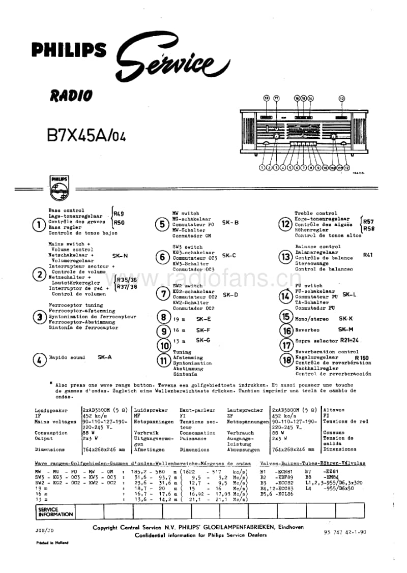 Philips-B-7-X-45-A-Service-Manual电路原理图.pdf_第1页