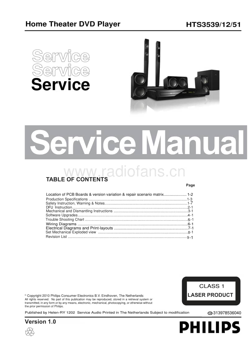 Philips-HTS-3539-Service-Manual电路原理图.pdf_第1页