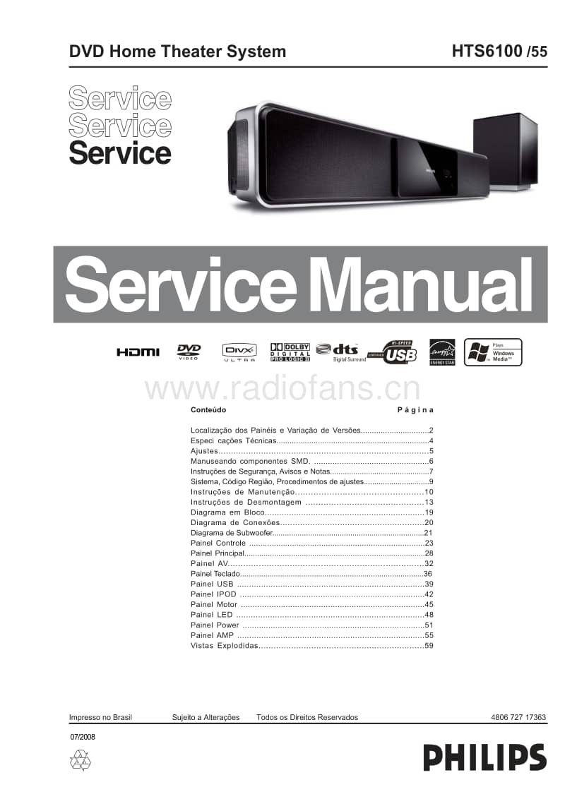 Philips-HTS-6100-Service-Manual电路原理图.pdf_第1页