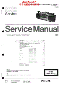 Philips-AZ-8304-Service-Manual电路原理图.pdf
