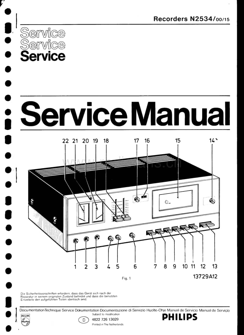 Philips-N-2534-Service-Manual-2电路原理图.pdf_第1页