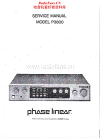 Phase-Linear-P-3800-Service-Manual电路原理图.pdf