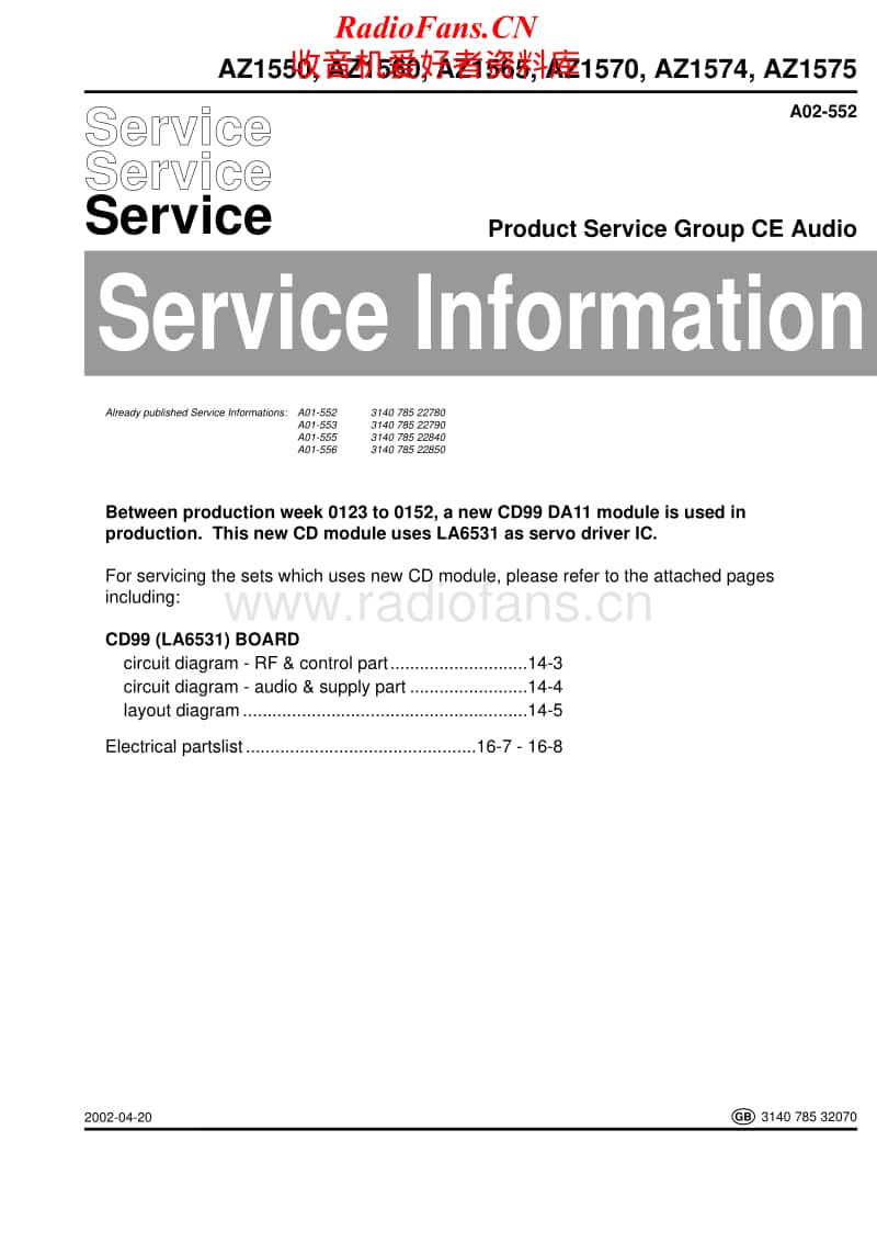 Philips-AZ-1550-AZ-1560-AZ-1565-AZ-1570-AZ-1574-AZ-1575-Service-Manual(4)电路原理图.pdf_第1页