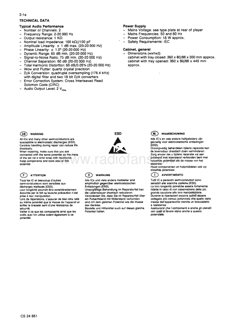 Philips-CD-210-Service-Manual电路原理图.pdf_第3页