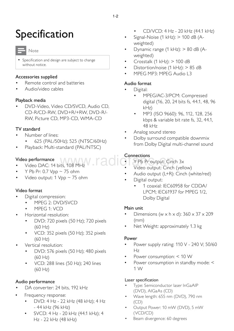 Philips-DVP-3310-Service-Manual电路原理图.pdf_第2页